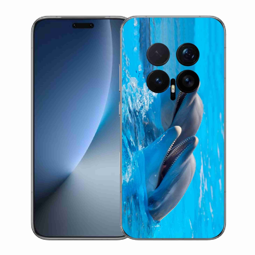 Gelový kryt mmCase na Honor Magic 8 Pro - delfíni