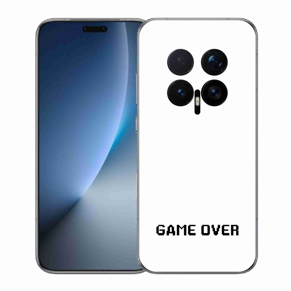 Gelový kryt mmCase na Honor Magic 8 Pro - game over bílé pozadí