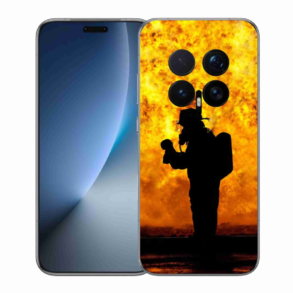 Gelový kryt mmCase na Honor Magic 8 Pro - hasič