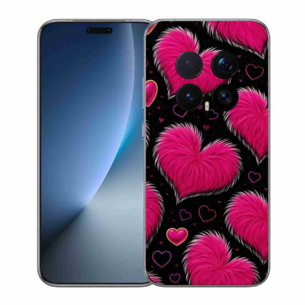 Gelový kryt mmCase na Honor Magic 8 Pro - hebká srdce