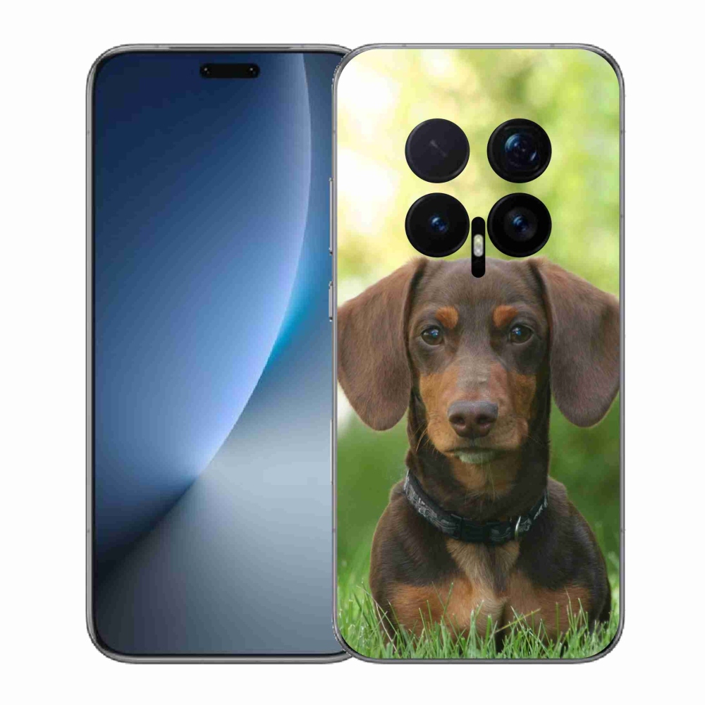 Gelový kryt mmCase na Honor Magic 8 Pro - hnědý jezevčík