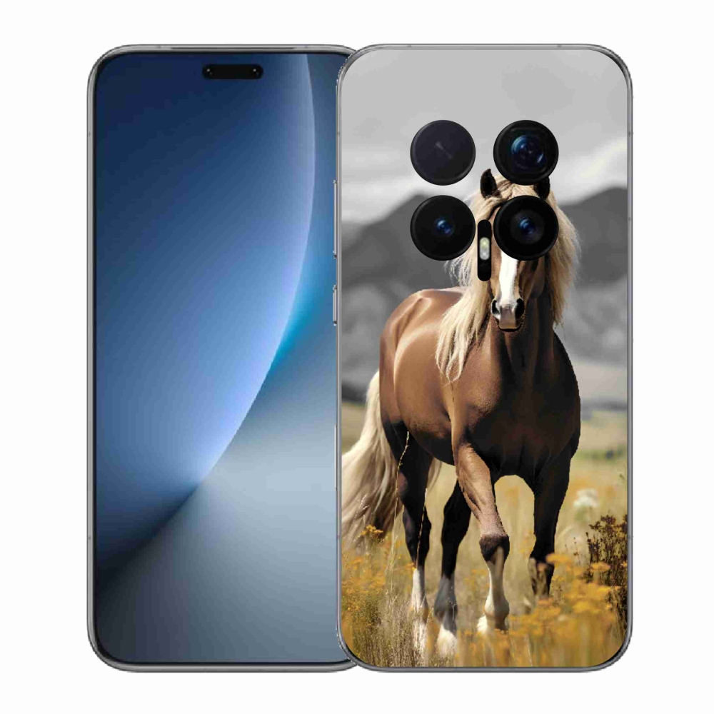Gelový kryt mmCase na Honor Magic 8 Pro - hnědý kůň 1