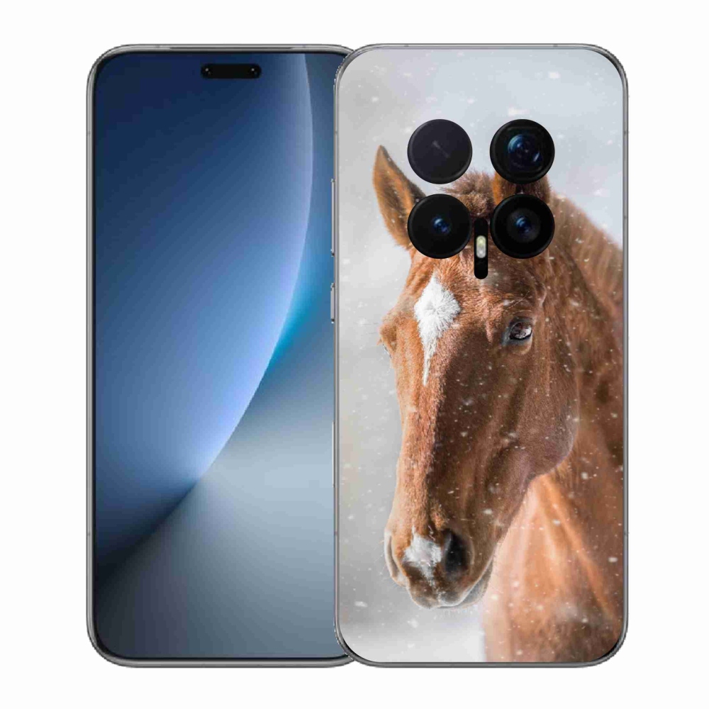 Gelový kryt mmCase na Honor Magic 8 Pro - hnědý kůň 2