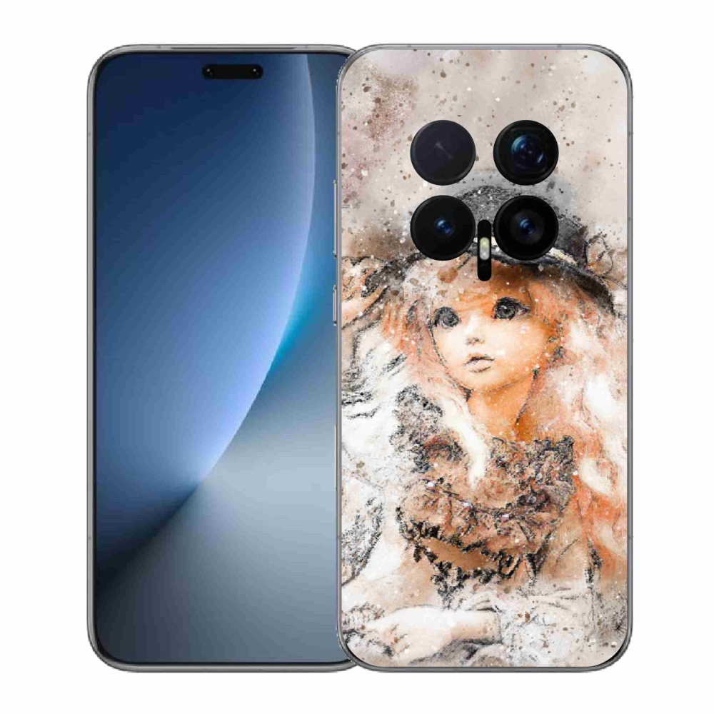 Gelový kryt mmCase na Honor Magic 8 Pro - holčička s kloboukem