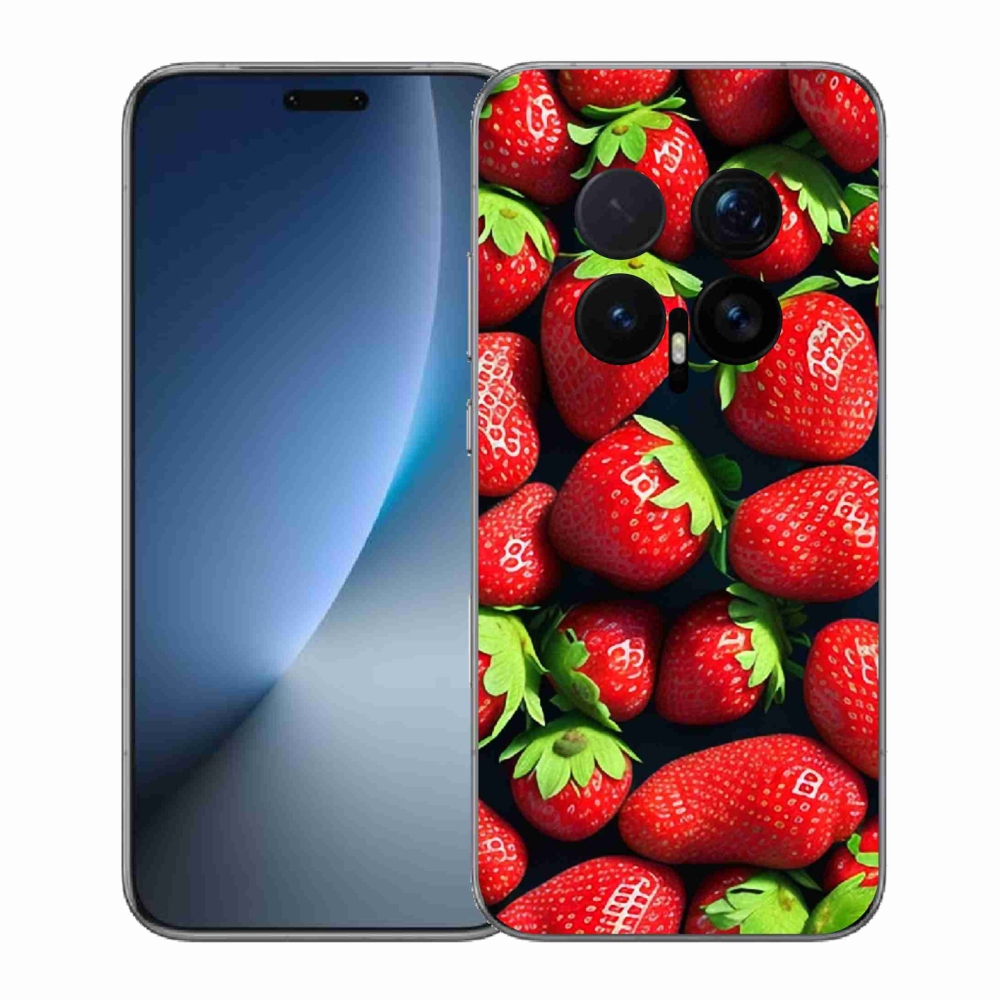 Gelový kryt mmCase na Honor Magic 8 Pro - jahody