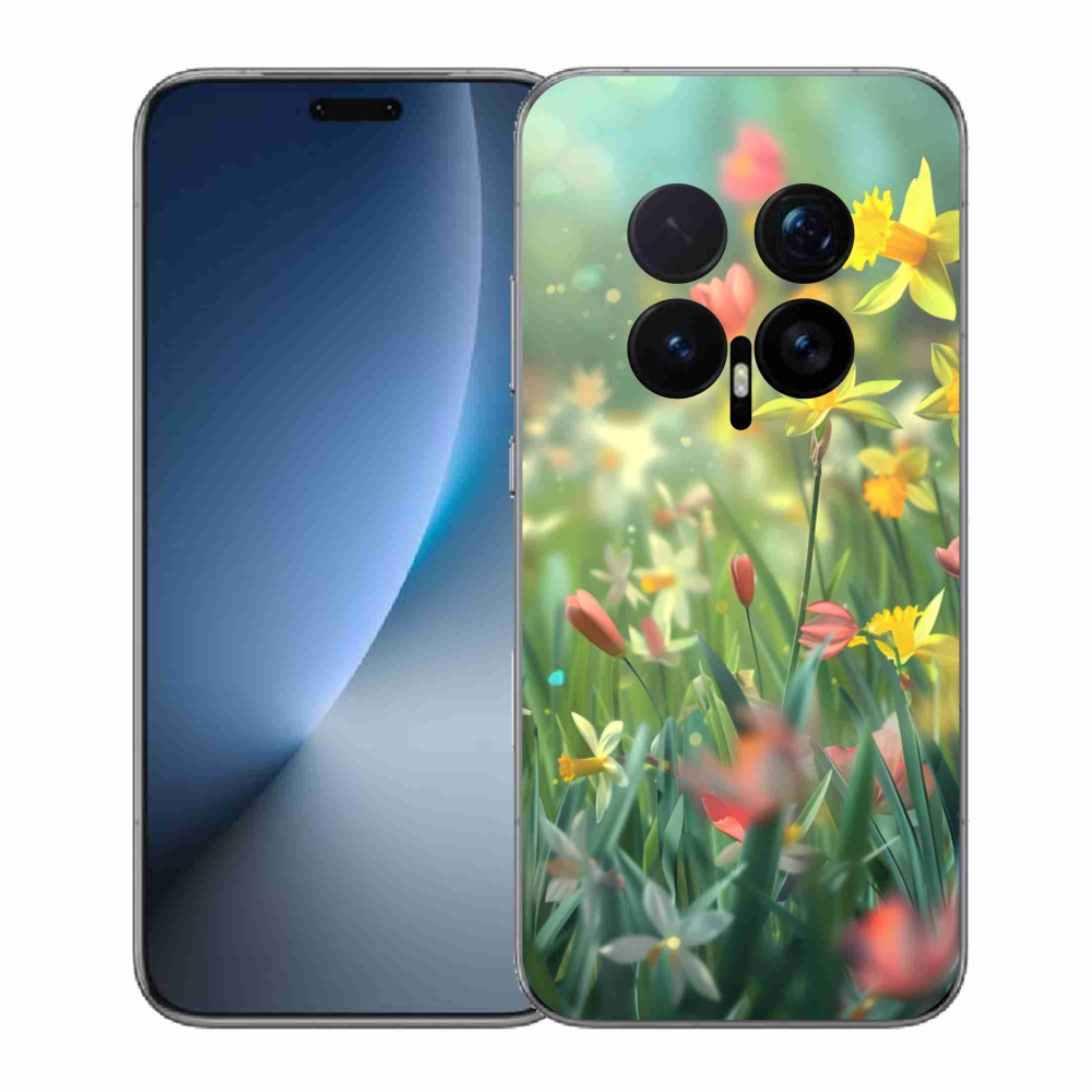 Gelový kryt mmCase na Honor Magic 8 Pro - jarní květy