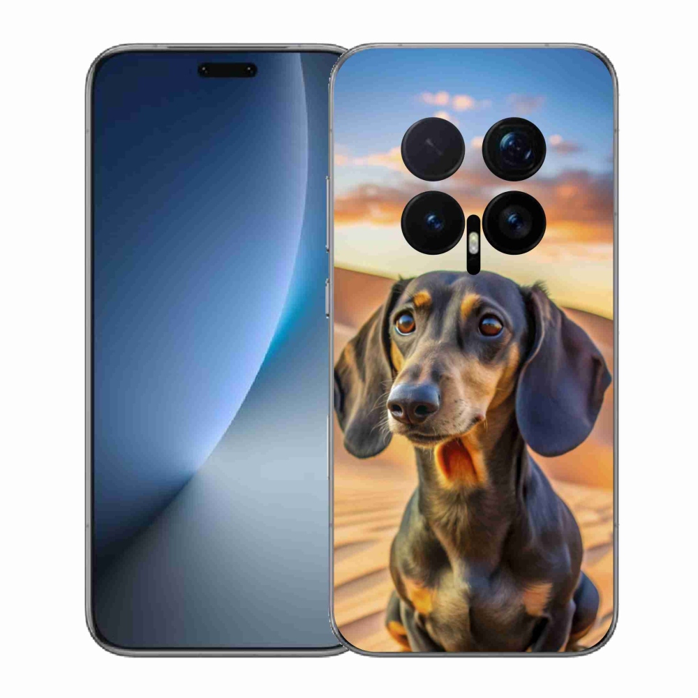 Gelový kryt mmCase na Honor Magic 8 Pro - jezevčík 3 