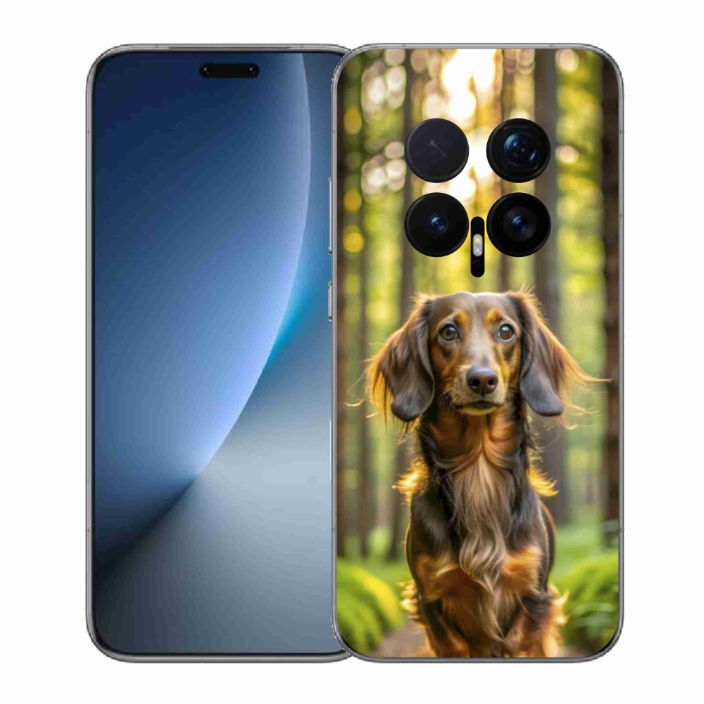 Gelový kryt mmCase na Honor Magic 8 Pro - jezevčík 4
