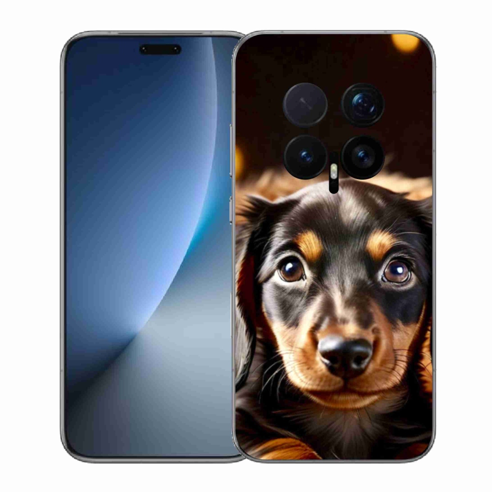 Gelový kryt mmCase na Honor Magic 8 Pro - jezevčík
