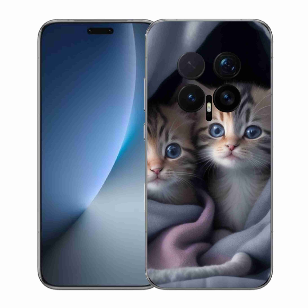 Gelový kryt mmCase na Honor Magic 8 Pro - kočičí duo 2