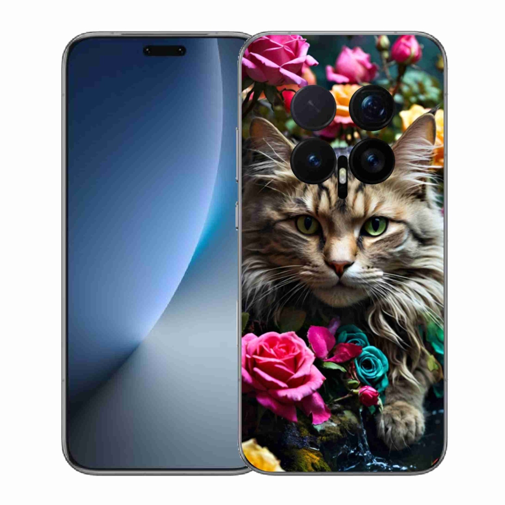 Gelový kryt mmCase na Honor Magic 8 Pro - kočíčí pohled 2