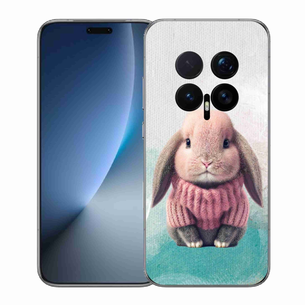 Gelový kryt mmCase na Honor Magic 8 Pro - králíček ve svetru