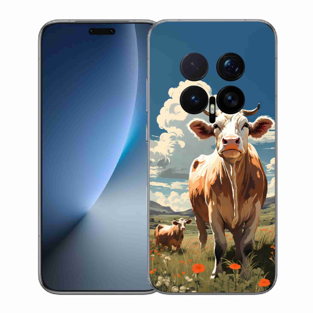 Gelový kryt mmCase na Honor Magic 8 Pro - krávy na louce
