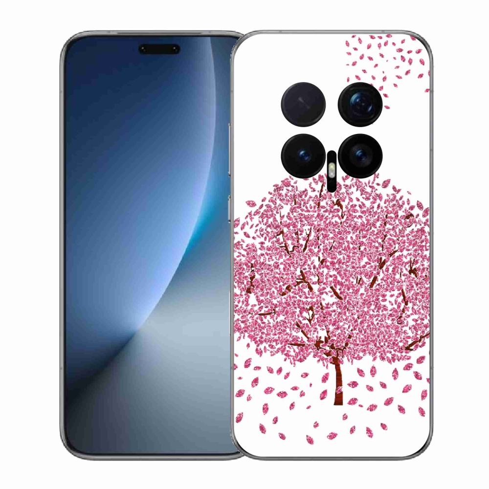 Gelový kryt mmCase na Honor Magic 8 Pro - kreslený strom s listy