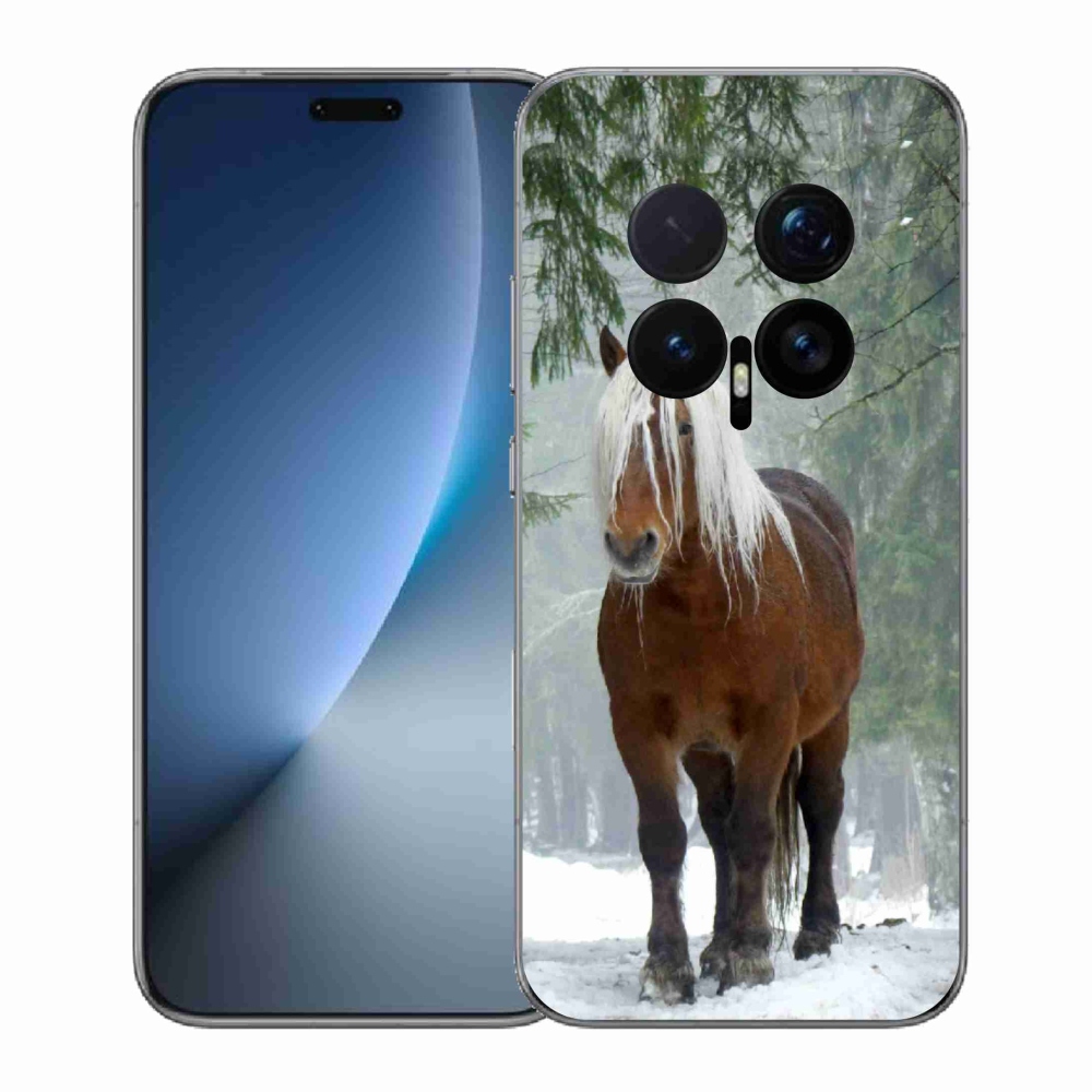 Gelový kryt mmCase na Honor Magic 8 Pro - kůň v lese