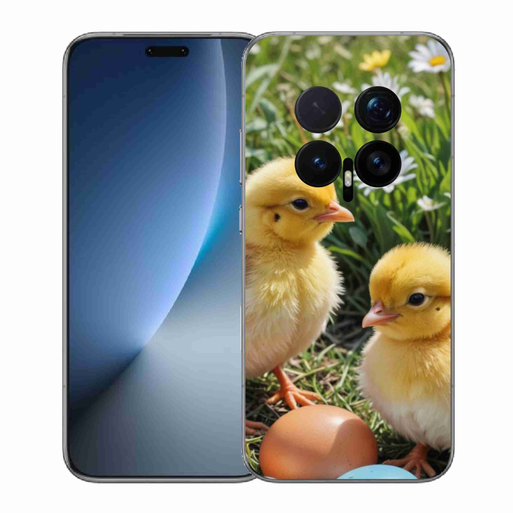 Gelový kryt mmCase na Honor Magic 8 Pro - kuřátka