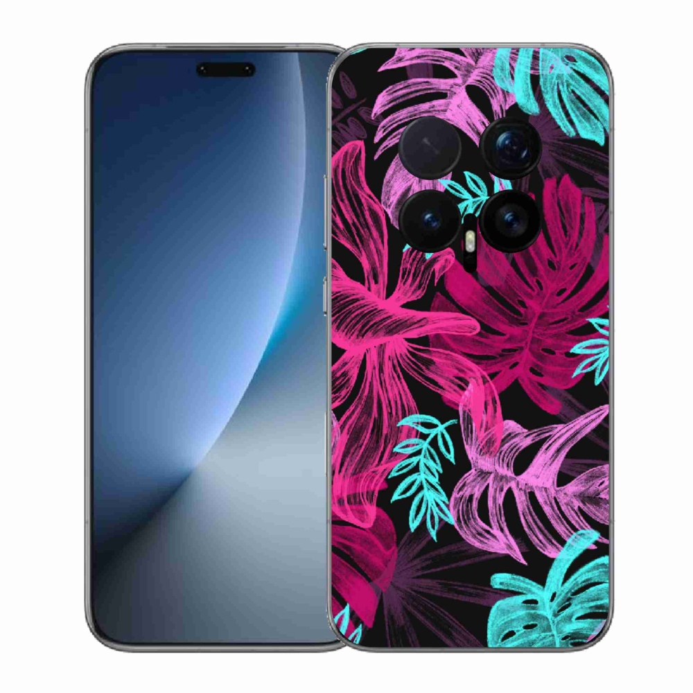 Gelový kryt mmCase na Honor Magic 8 Pro - květiny 1