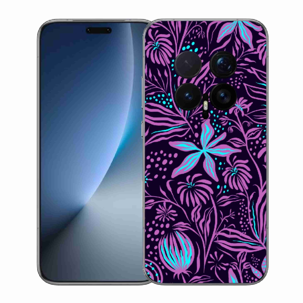 Gelový kryt mmCase na Honor Magic 8 Pro - květiny 2