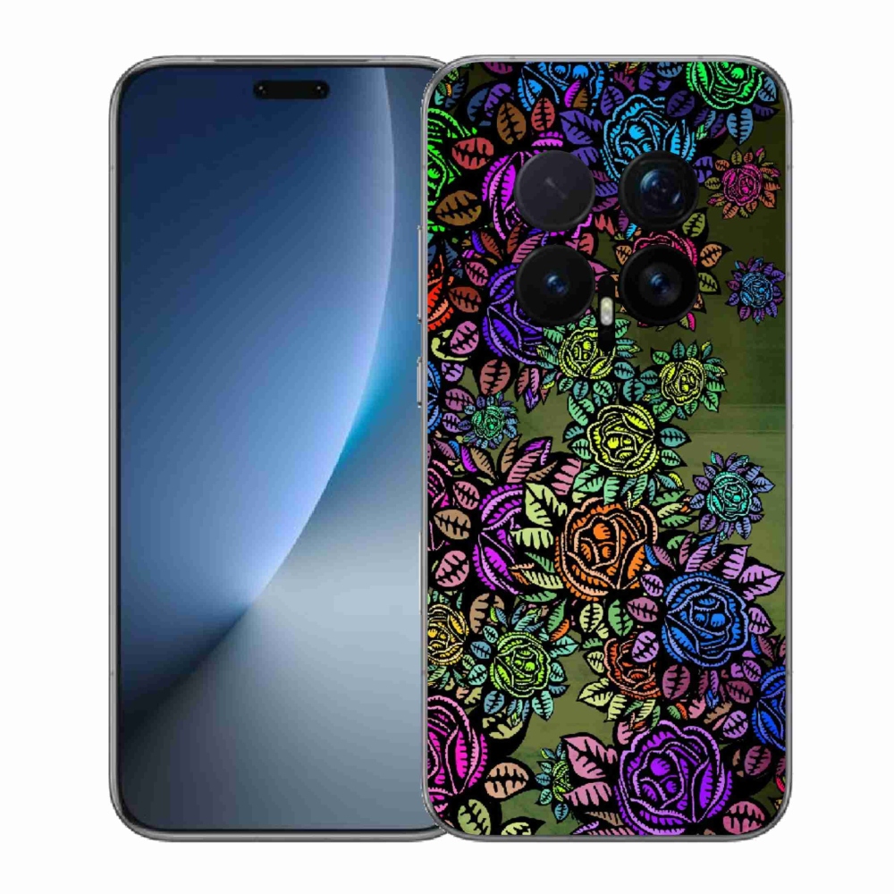 Gelový kryt mmCase na Honor Magic 8 Pro - květiny 6