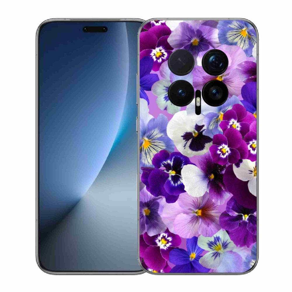 Gelový kryt mmCase na Honor Magic 8 Pro - květiny 9