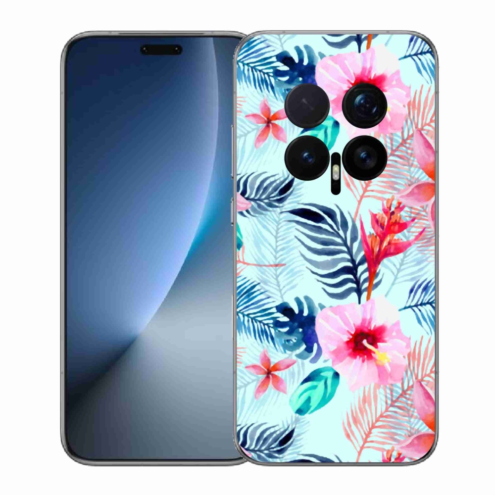 Gelový kryt mmCase na Honor Magic 8 Pro - květiny