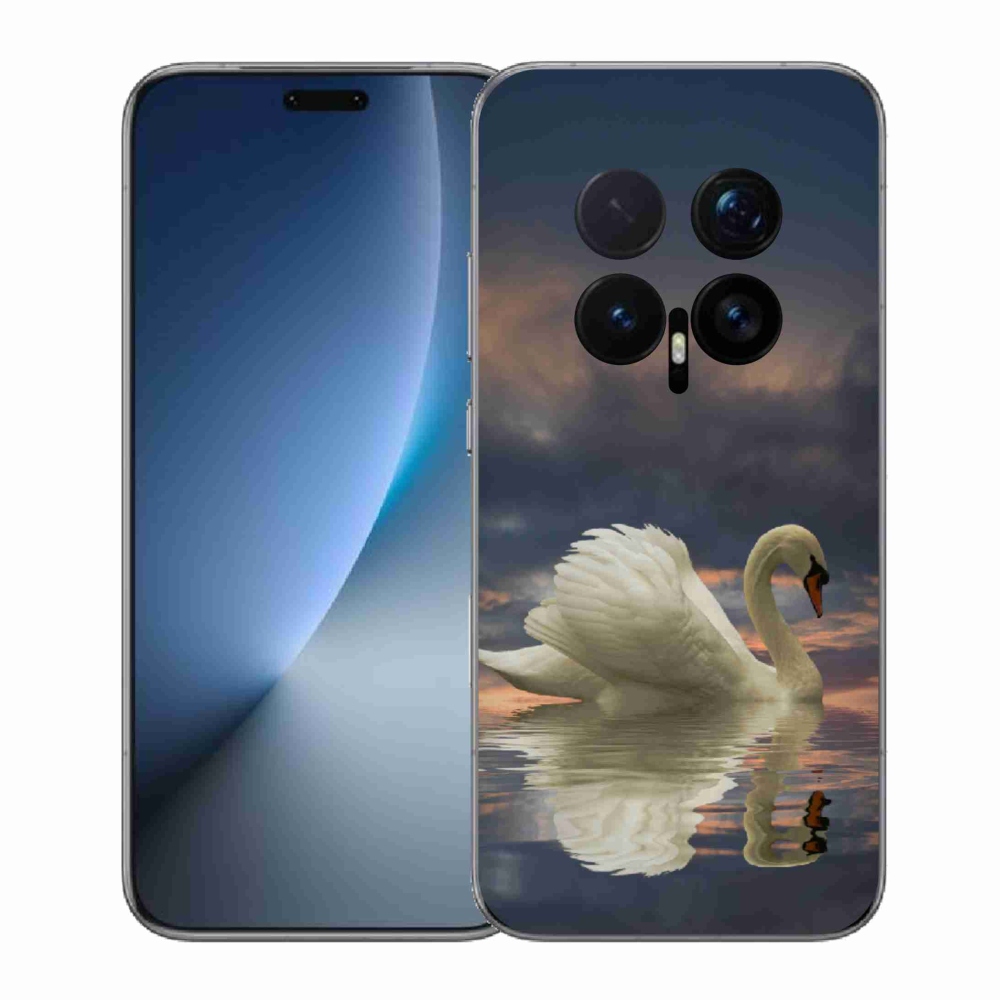Gelový kryt mmCase na Honor Magic 8 Pro - labuť