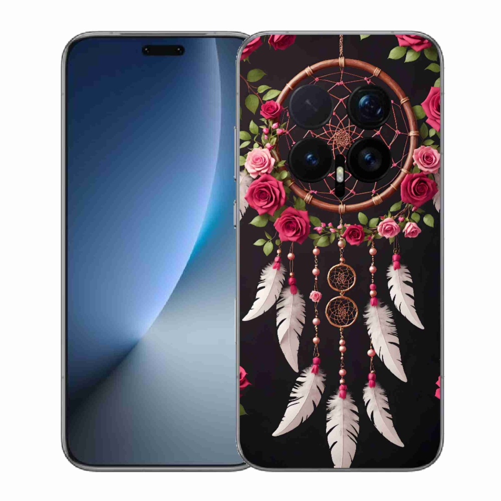 Gelový kryt mmCase na Honor Magic 8 Pro - lapač snů s růžemi