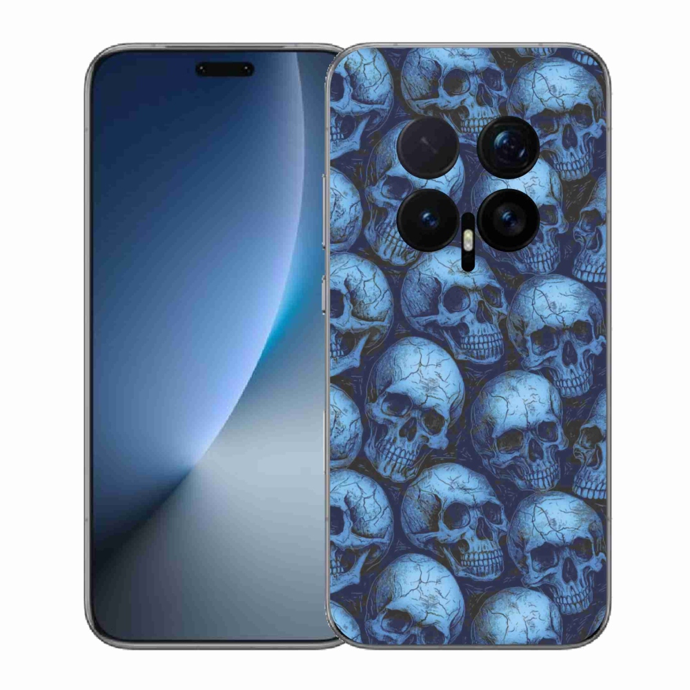 Gelový kryt mmCase na Honor Magic 8 Pro - lebky