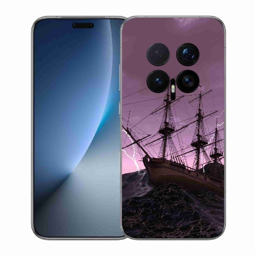 Gelový kryt mmCase na Honor Magic 8 Pro - loď v bouři