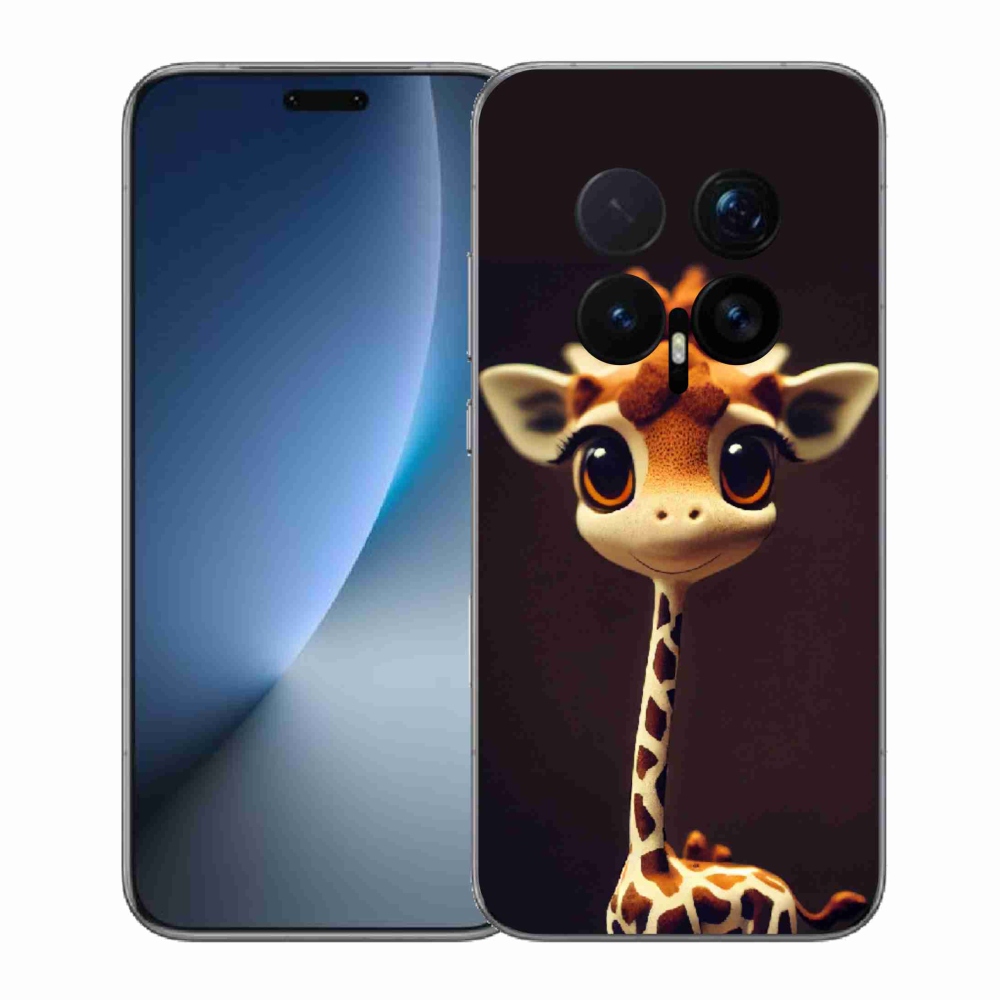 Gelový kryt mmCase na Honor Magic 8 Pro - malá žirafa
