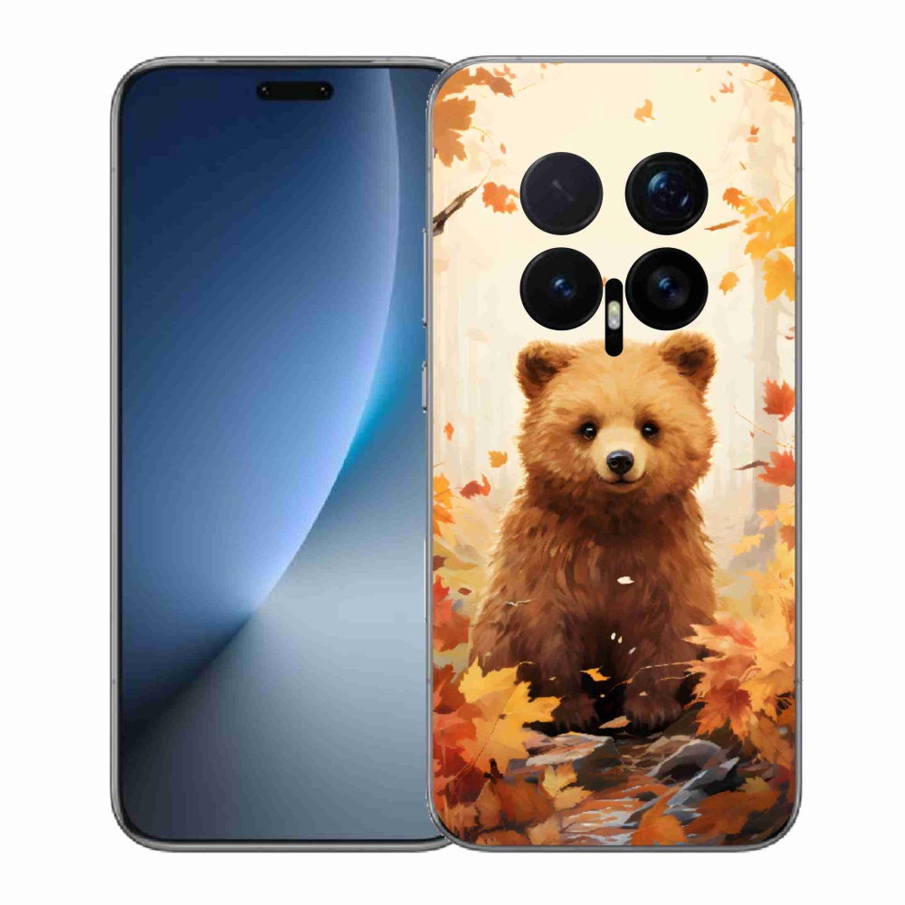 Gelový kryt mmCase na Honor Magic 8 Pro - medvěd v lese