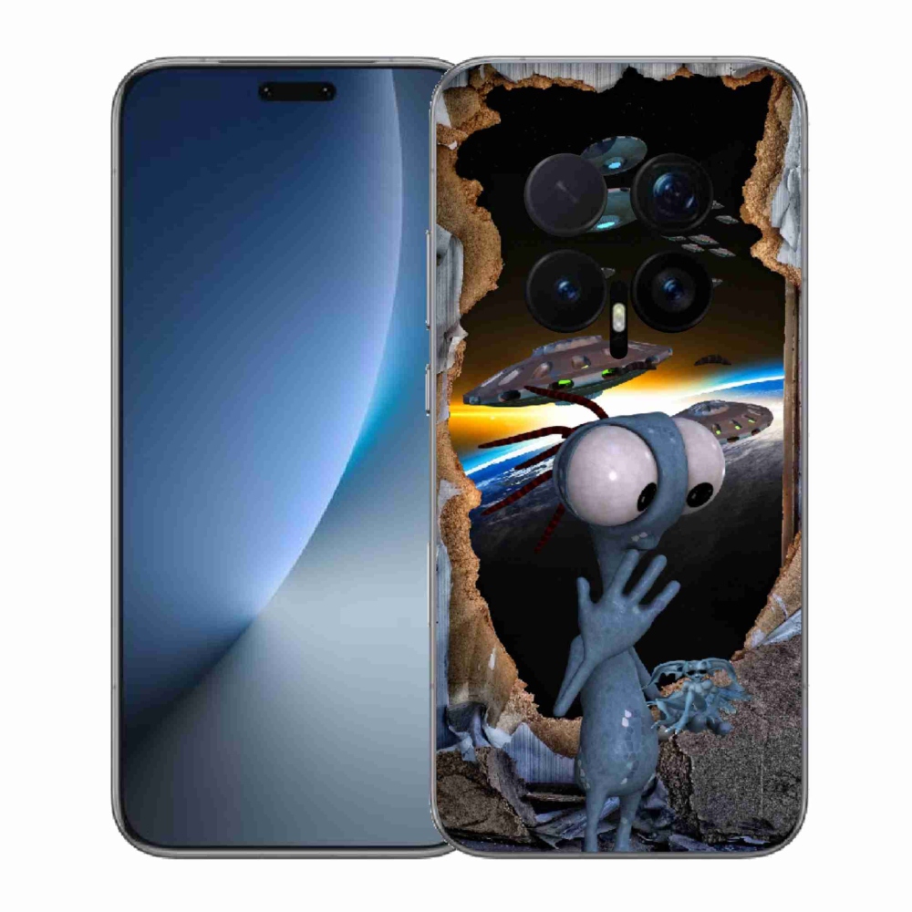 Gelový kryt mmCase na Honor Magic 8 Pro - mimozemšťan