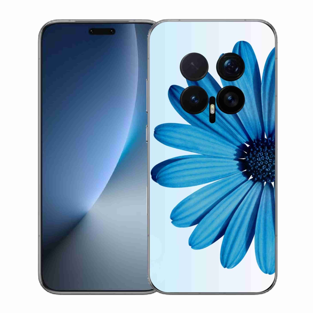 Gelový kryt mmCase na Honor Magic 8 Pro - modrá kopretina