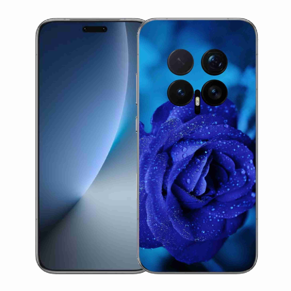 Gelový kryt mmCase na Honor Magic 8 Pro - modrá růže