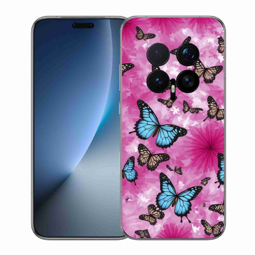 Gelový kryt mmCase na Honor Magic 8 Pro - motýlí zahrada
