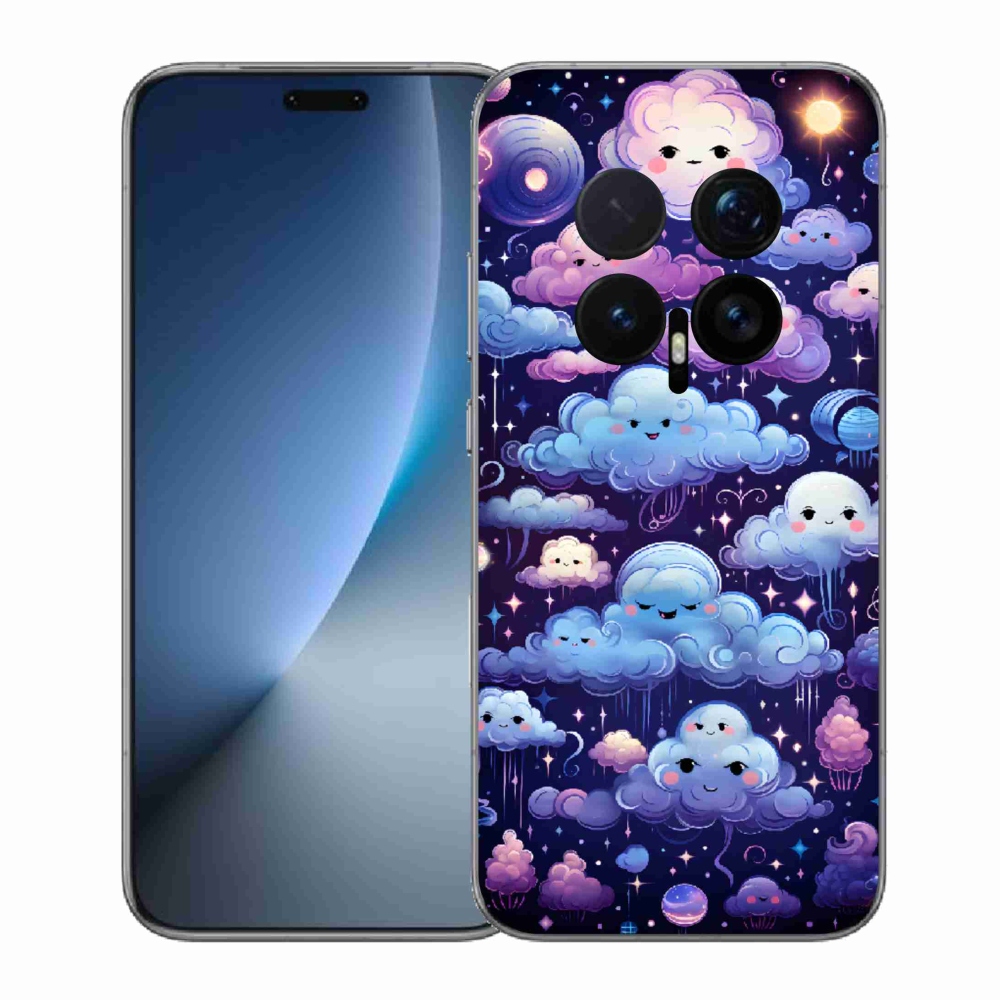 Gelový kryt mmCase na Honor Magic 8 Pro - mráčky
