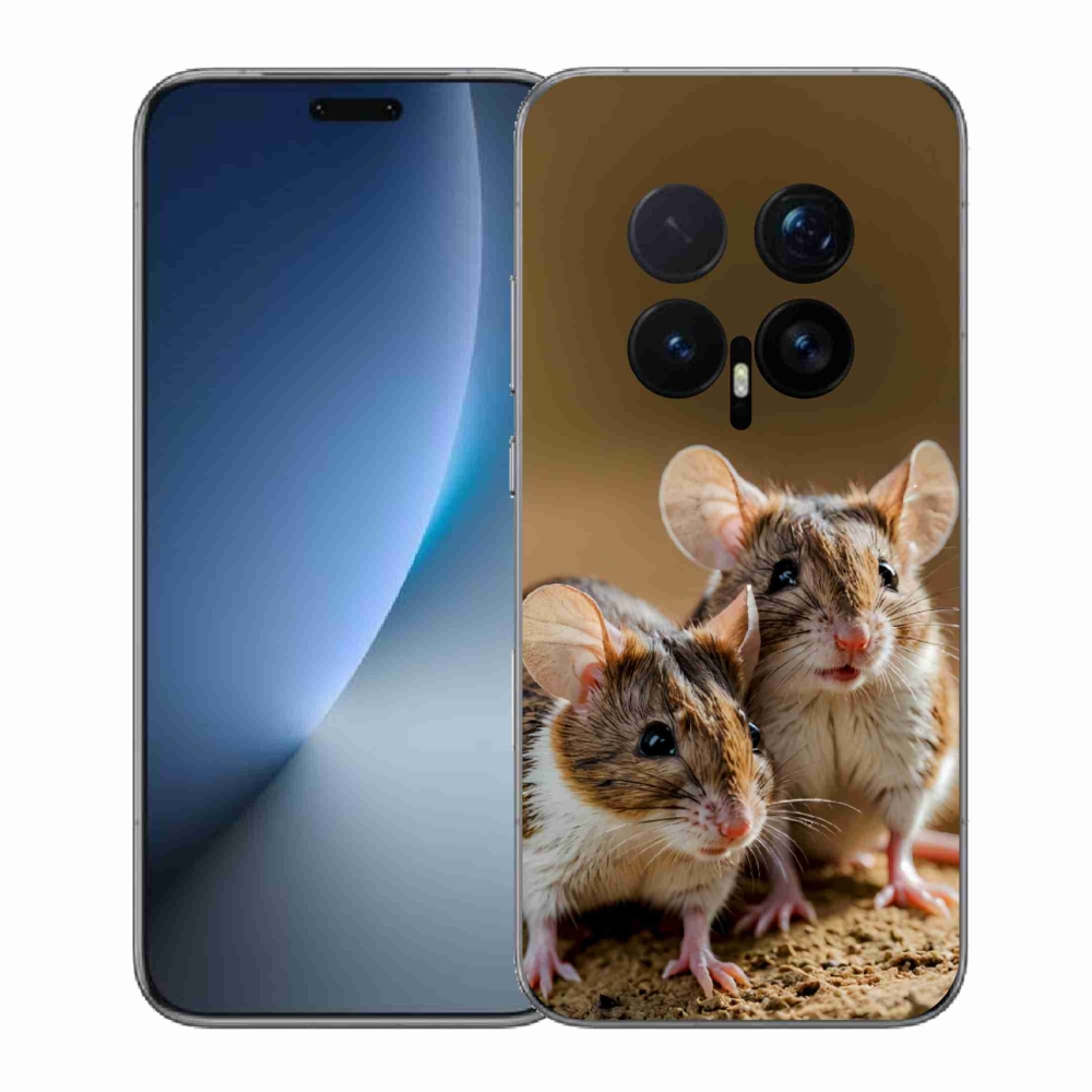 Gelový kryt mmCase na Honor Magic 8 Pro - myší duo