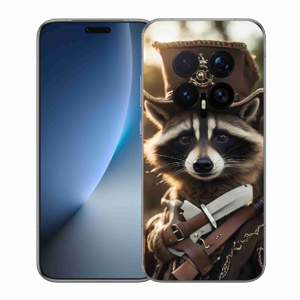 Gelový kryt mmCase na Honor Magic 8 Pro - mýval v uniformě