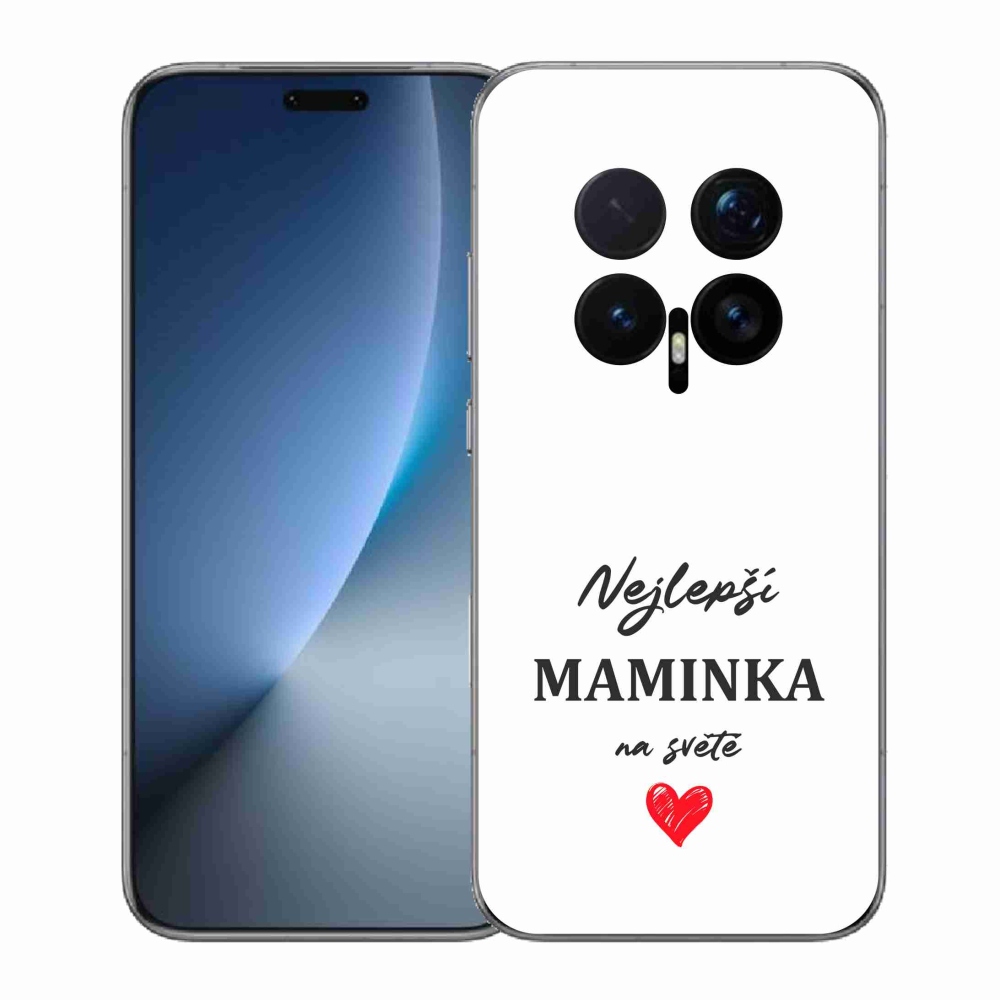 Gelový kryt mmCase na Honor Magic 8 Pro - nejlepší maminka 1 bílé pozadí