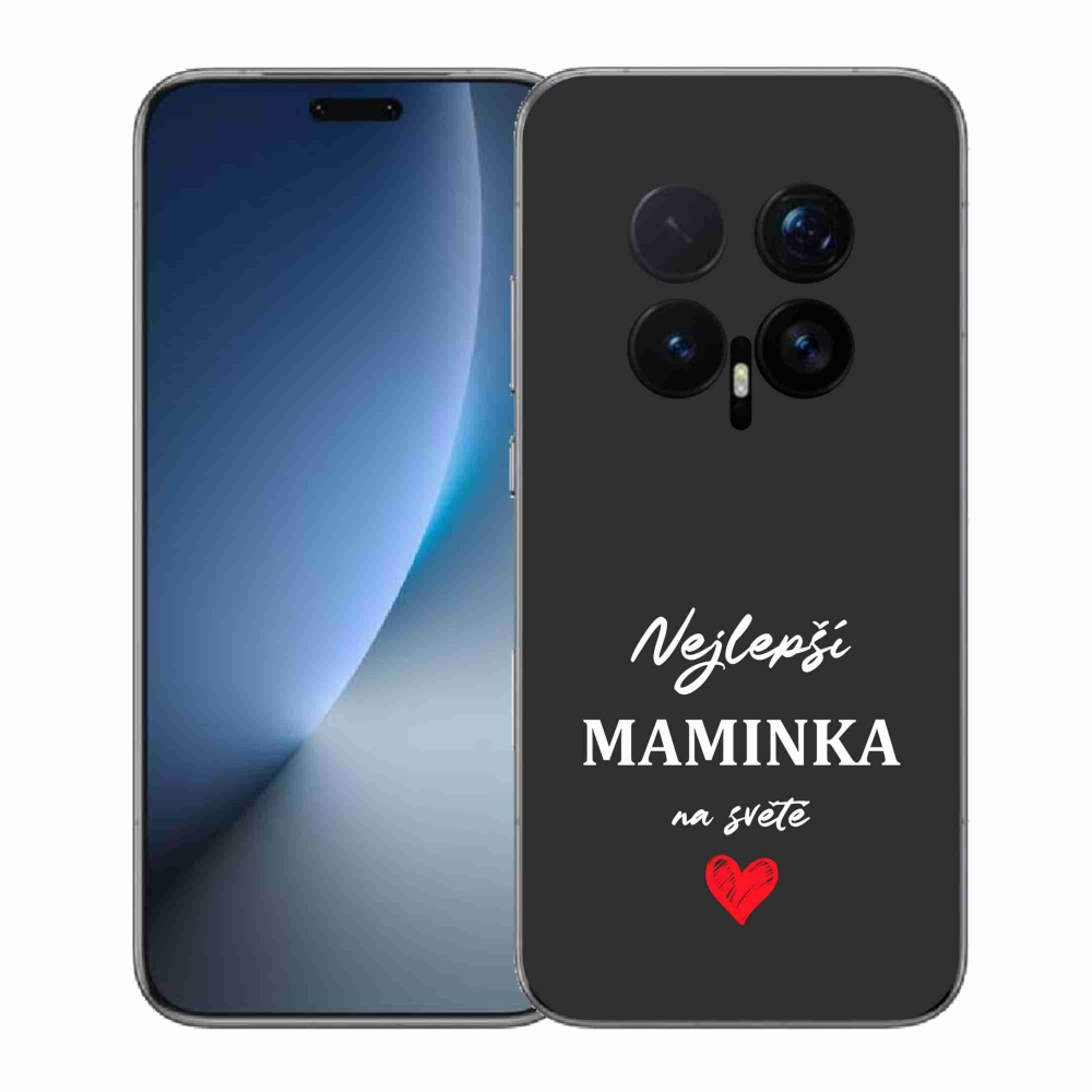 Gelový kryt mmCase na Honor Magic 8 Pro - nejlepší maminka 1 černé pozadí