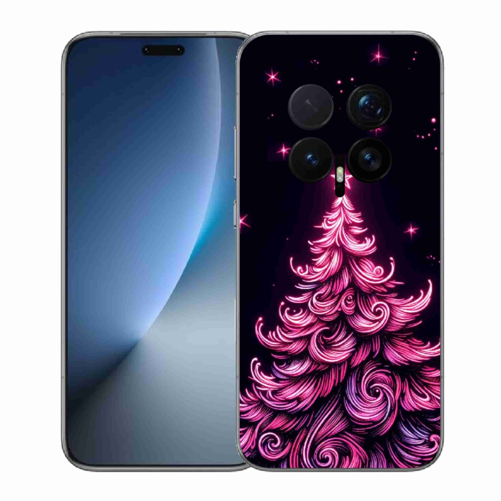 Gelový kryt mmCase na Honor Magic 8 Pro - neonový vánoční stromek 2