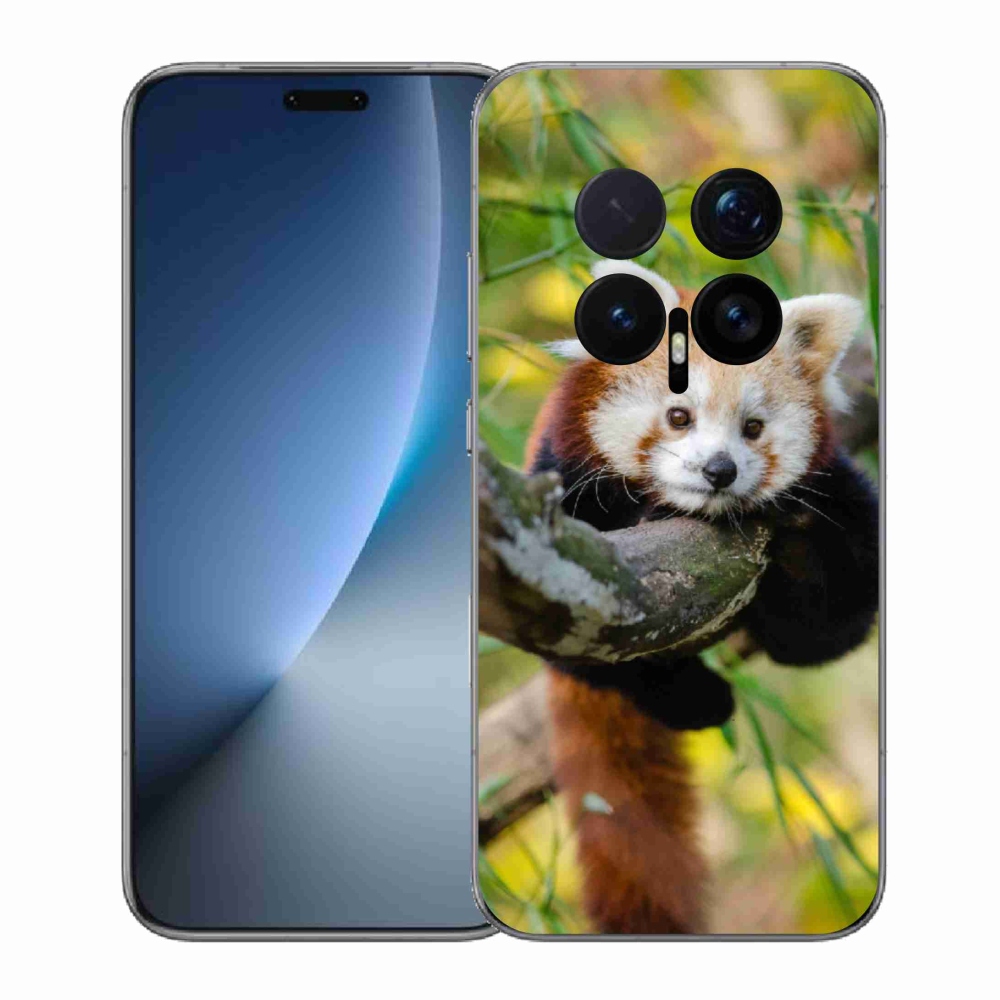 Gelový kryt mmCase na Honor Magic 8 Pro - panda červená