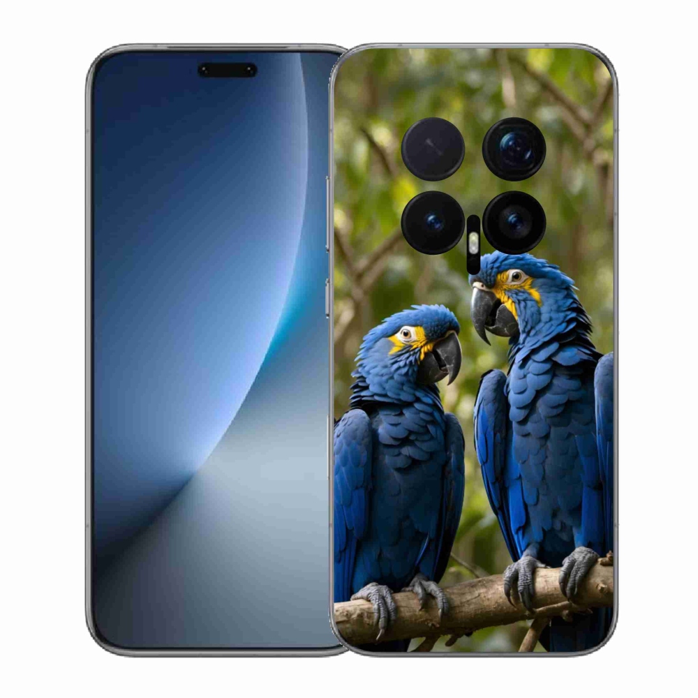 Gelový kryt mmCase na Honor Magic 8 Pro - papouščí duo