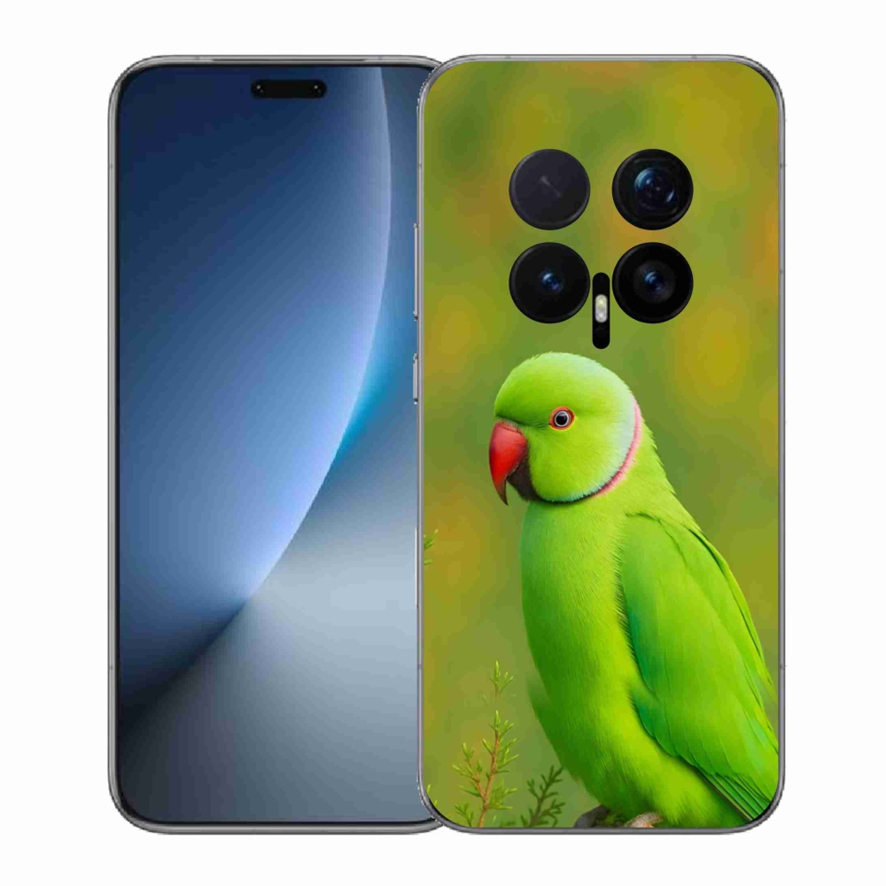Gelový kryt mmCase na Honor Magic 8 Pro - papoušek alexandr 2