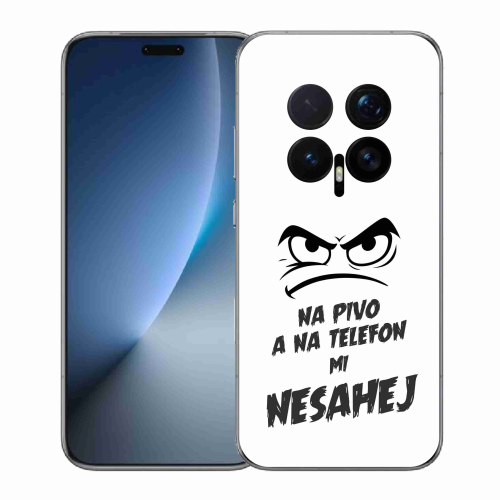 Gelový kryt mmCase na Honor Magic 8 Pro - pivní motiv 2 bílé pozadí
