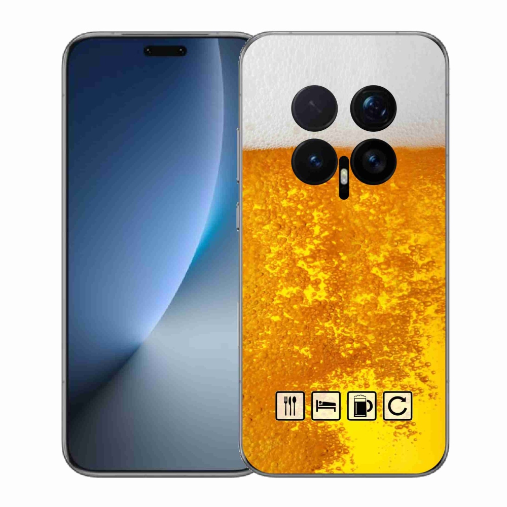 Gelový kryt mmCase na Honor Magic 8 Pro - pivní motiv 3