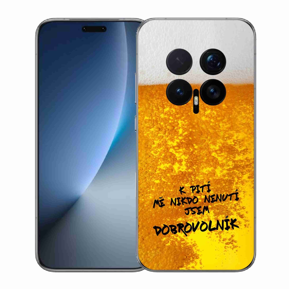 Gelový kryt mmCase na Honor Magic 8 Pro - pivní motiv 4