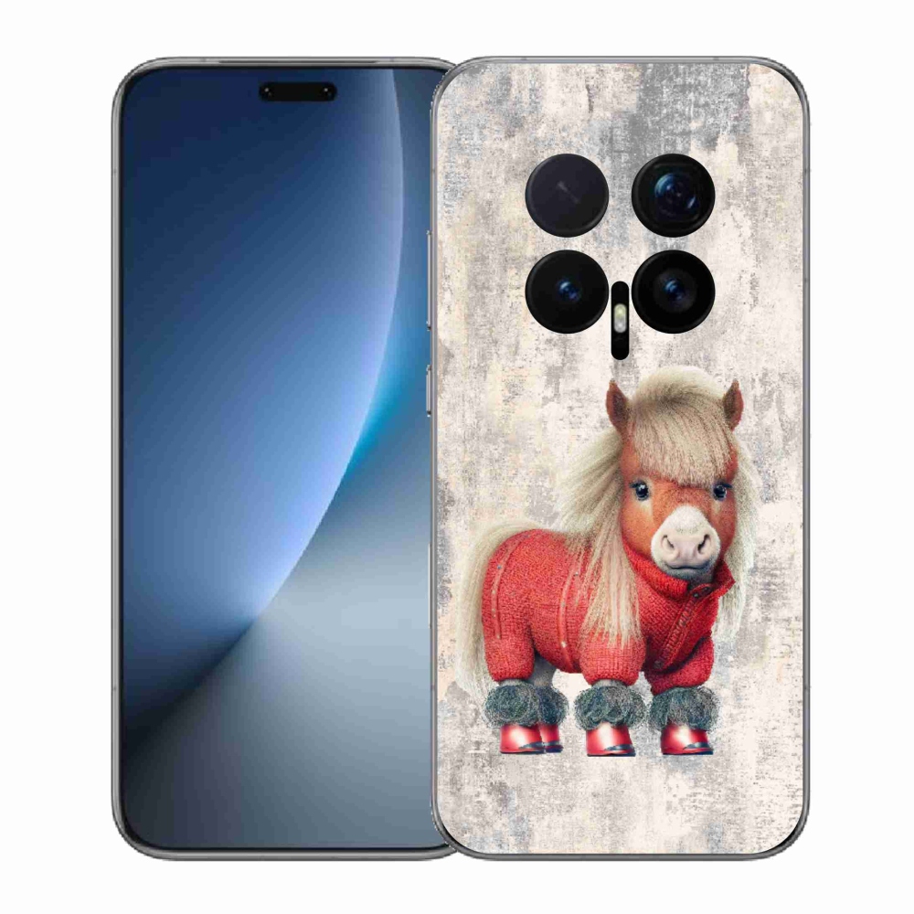 Gelový kryt mmCase na Honor Magic 8 Pro - poník ve svetru