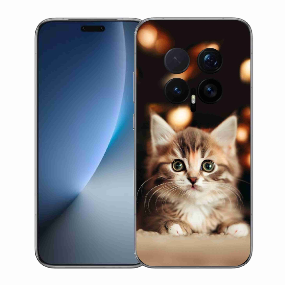 Gelový kryt mmCase na Honor Magic 8 Pro - roztomilé kotě 2