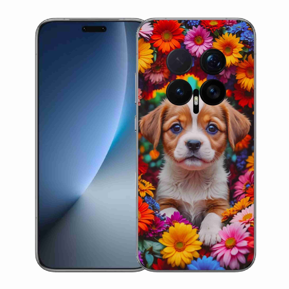 Gelový kryt mmCase na Honor Magic 8 Pro - roztomilé štěně